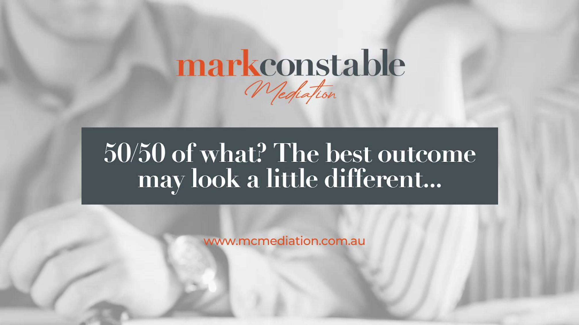50/50 Off What? The Best Outcome May Look a Little Different